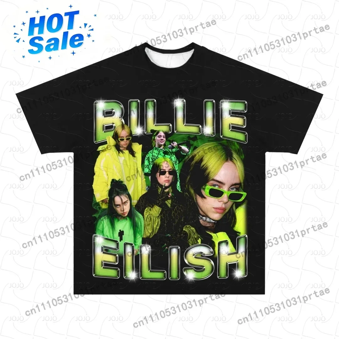 Street Fashion Men 2025 - Camiseta con estampado Retro de Billie