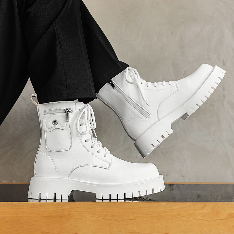 Street Fashion Men 2025 - 2025 tendencia hombres botas zapatillas de