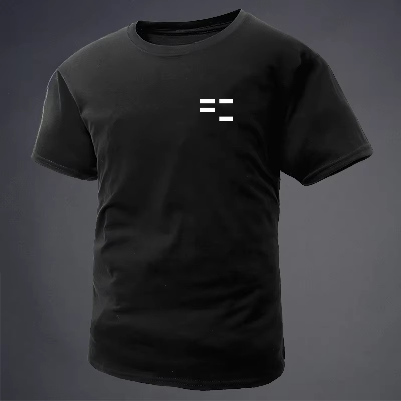 Street Fashion For Short Guys - Camiseta de estilo militar de moda